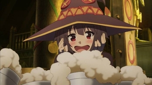 【この素晴らしい世界に祝福を! 2】 第3話『この迷宮の主に安らぎを！』 キャプチャー