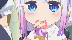 【小林さんちのメイドラゴン】 第2話『第二のドラゴン、カンナ！(ネタバレ全開ですね)』 キャプチャー