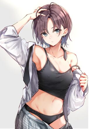 【二次元】おへそ丸出し美少女達のエロ画像 Part.22 50枚