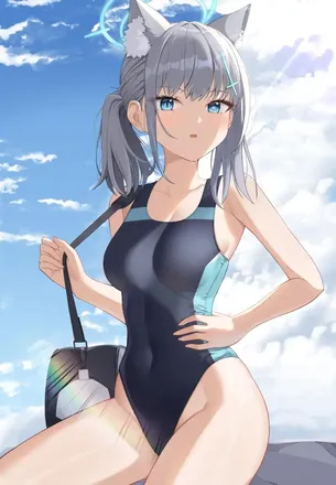 【ブルーアーカイブ】砂狼シロコのエッチでがっつり抜けるエロ画像