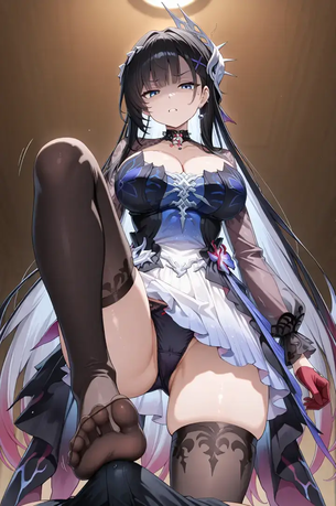 [崩壊:スターレイル][エロ画像]セイレンスに突起物を踏んでもらったよ～♪