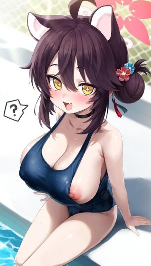 【二次エロ】スクール水着女子、全身エロすぎて目が離せんｗｗ【画像】