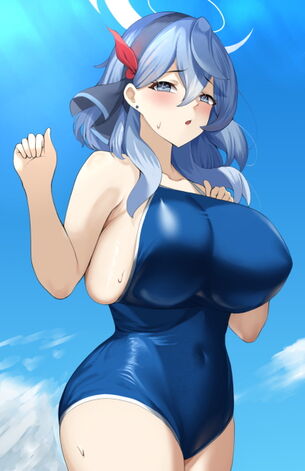 青い髪のキャラ、女の子の二次エロ画像 Part２９