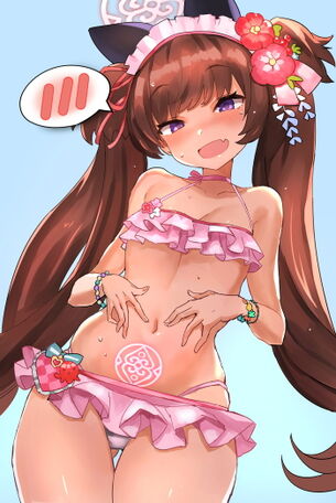 【画像】可愛い二次元女の子の、水着姿のイラスト集がこちら