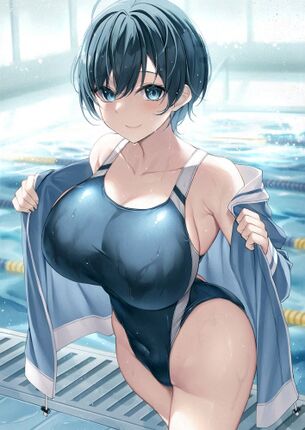 【※勃起不可避】競泳水着の美少女画像がヤバスギクンｗｗｗｗｗｗｗｗｗｗ【二次画像】