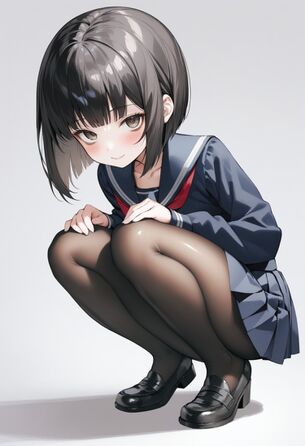 【AIイラスト】パンストを穿いた女の子のAI画像まとめ【アニメ調】 [AI Generated]