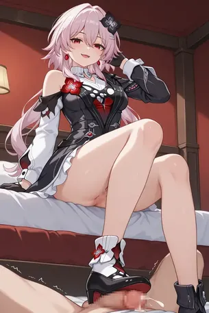 [崩壊:スターレイル][エロ画像]長夜月(ながよづき)に足コキしてもらったよ♪