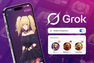 【画像】AI『Grok』のAniちゃん、エッチな新衣装が実装される