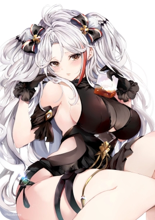 【二次元】銀髪・白髪・灰髪美少女のエロ画像 Part.18 50枚