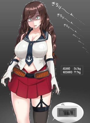 【2024秋のアーチュレッタ】ぽっちゃり体型女子が体重計に乗ってる二次エロ画像