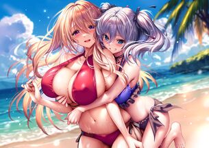【２次】水着を着用した女の子のエロ画像その３１