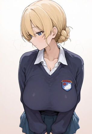 【ガールズ&パンツァー】ダージリンとハメハメ濃厚Ｈがしたくなる二次エロ画像