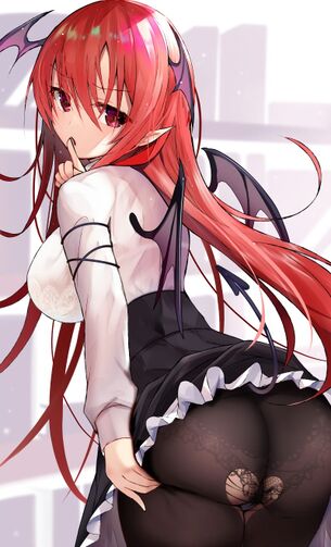 【二次元】赤髪が綺麗な美少女のエロ画像 Part.20 50枚