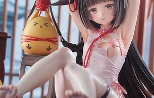 『アズールレーン』長門の左胸に穴が空いてておっぱい見えてるエロ衣装のエロフィギュア！