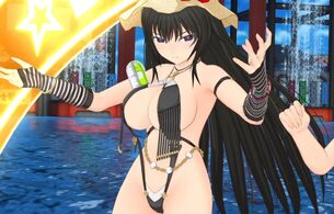 『ドルフィンウェーブ』と『閃乱カグラ』コラボで鴇と神楽のエロすぎるドスケベ水着衣装！