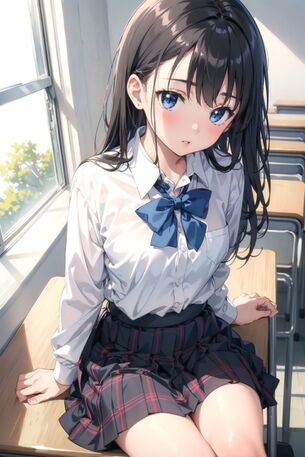 【AIイラスト】女子校生・JKのAI画像まとめ【アニメ調】 Part 2 [AI Generated]