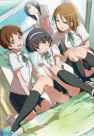 【生き恥】大勢の人が見ている前でオシッコ漏らした女子の二次エロ画像