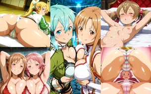 【ソードアート・オンラインAIイラストエロ画像】SAOに登場するセクシーで可愛い女の子たちのエッチなAI画像500枚！ [AI Generated]