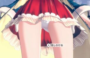 『紅白〜レスレリアーナのアトリエ〜』ソフィーのえっちなパンツ丸見えでパンツ覗き放題！