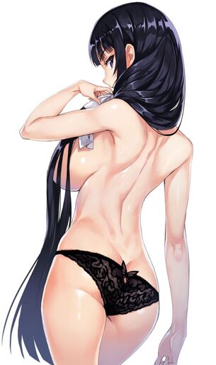 こんなにエロ過ぎる黒髪の画像は反則です！