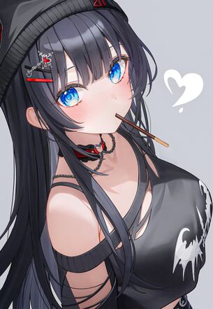 【黒髪】美しく艷やかな黒髪美少女画像まとめた　その23【二次画像】