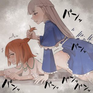 【画像】腰止まらない、ふたなり女の子が気持ち良くなりまくってる二次イラスト集