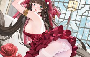 『Echocalypse -緋紅の神約-』女の子のエロすぎるおっぱいとパンツ丸出しで乳首エロ衣装