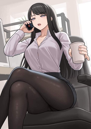 【知的で痴的】白シャツ&黒スカート姿の二次エロ画像