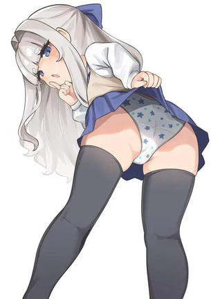 【星に願いを(意味深)】星柄パンツの二次エロ画像