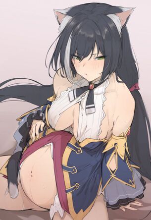 ボテ腹の可愛い二次元画像。