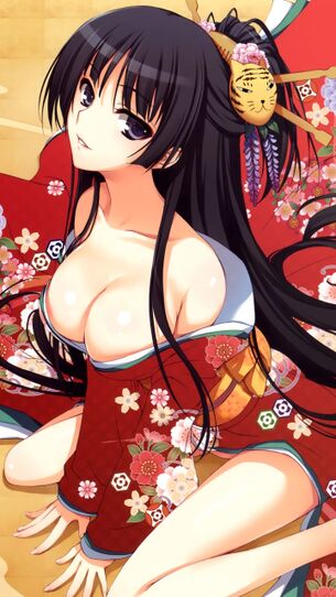 【二次元】和服・着物を着た美少女達のエロ画像 Part.26 50枚