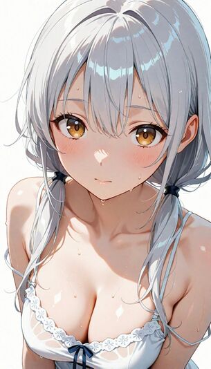 【AIイラスト】銀髪の女の子のAI画像まとめ【アニメ調】 Part 8 [AI Generated]