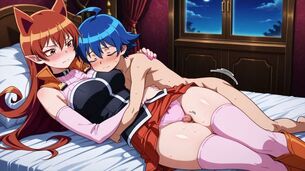 [魔入りました!入間くん][エロ画像]アザゼル・アメリがス股してくれたよ～♪