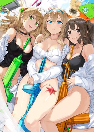 【画像】複数の女の子とぐちょ濡れHしてる、ハーレム二次エロまとめ