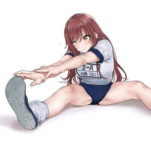 【性の五七五】ブルマからはみパンしてるエロ画像