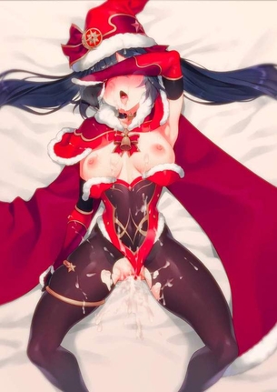 【クリスマス特集】サンタコスしてる原神キャラの二次エロ画像