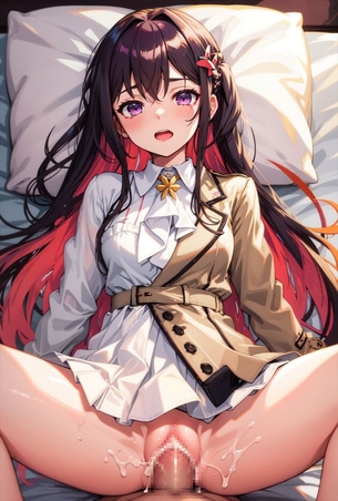AZKi(あずき)の中出しエッチのエロ画像 120枚【VTuber(バーチャルYouTuber)】