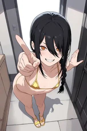 [チェンソーマン][エロ画像]ナユタの無邪気な笑顔で不意に勃起したよ～♪