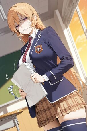 【食戟のソーマ】「ひあぁあ♡イキましゅ♡イってぇしまいましゅうぅー♡」エッチなご奉仕画像