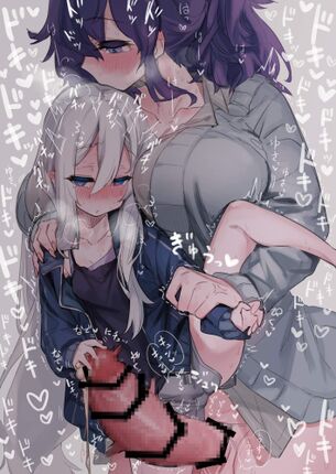 【画像】ふたなりに入れられる女の子、チンポの大きさに驚きながらも快楽堕ちしてしまう