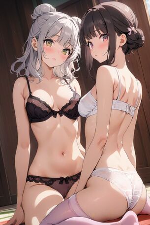 【AIイラスト】下着姿の女の子のAI画像まとめ【アニメ調】 Part 4 [AI Generated]