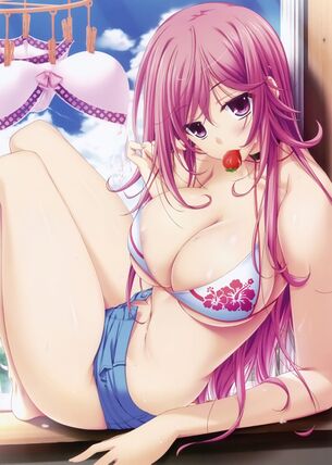 【二次元】谷間がエッチな美少女達のエロ画像 Part.25 50枚