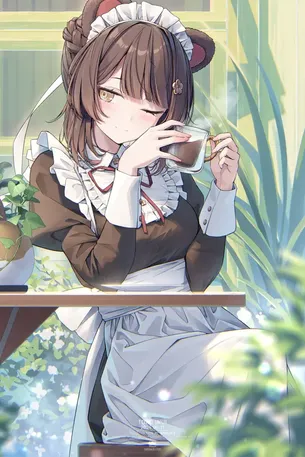 メイドのエッチな部分を奥の奥まで堪能できるエロ画像