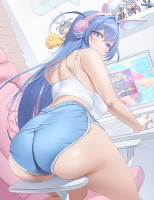【二次】巨尻女子の目を引くスタイル画像集ｗ