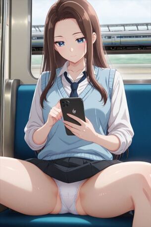 [オタギャル][エロ画像]天音慶(あまねけい)が能動的にパンチラしてくれたよ～♪