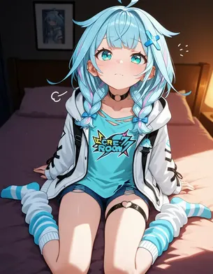 [ホロライブ][エロ画像]水宮枢(みずみやすう)がしぶしぶ性交を受け入れてくれたよ♪