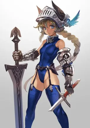 ガーターベルトの二次フェチ画像。