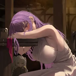 【二次】葬送のフリーレンのメチャシコで可愛い女の子のエッチな画像