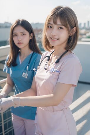 【AIグラビア】ナース・女医のAI画像まとめ【リアル調】 Part 4 [AI Generated]