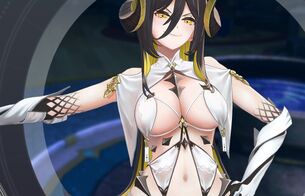 『レスレリアーナのアトリエ』おっぱい全部丸出しの痴女すぎとんでもドスケベ服のエロ女の子